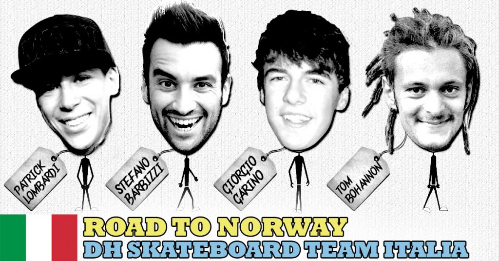 team italia downhill skateboard mondiale norvegia