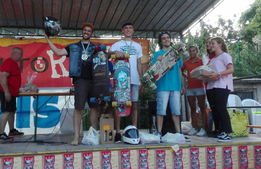 cidhs 2016 Podio downhill skateboar Alto rock