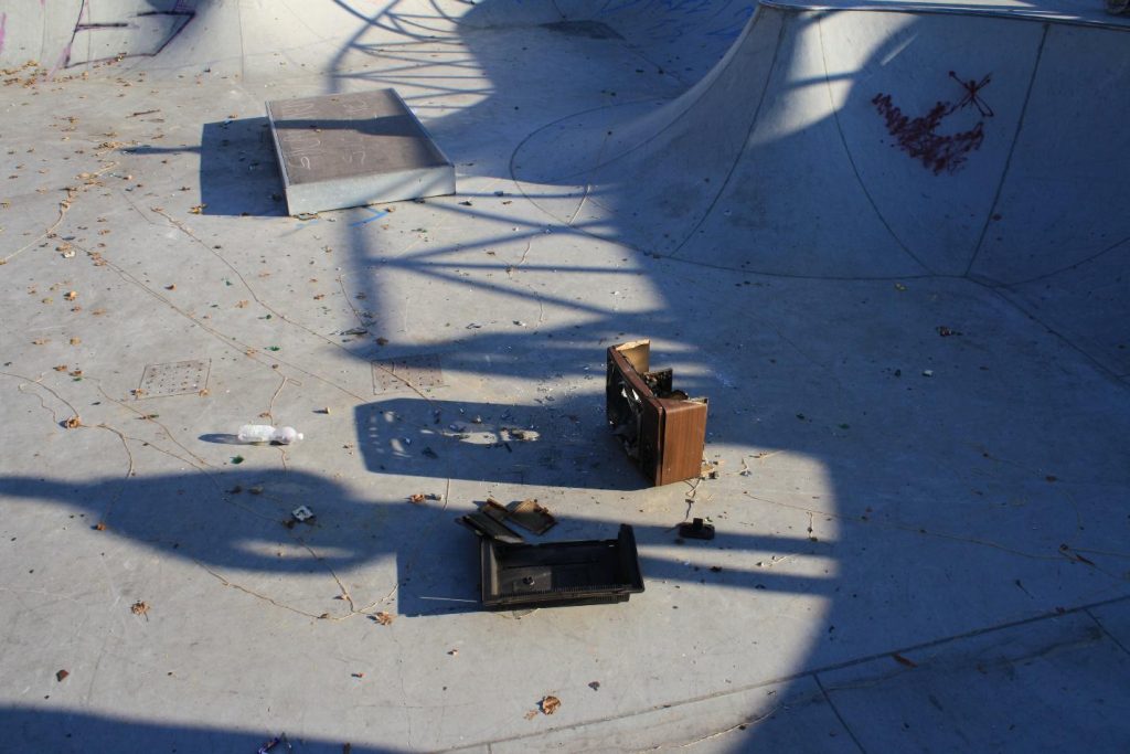 atti vandalici skatepark torino Belze bowl