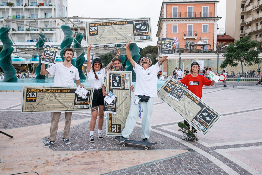 Il podio del Game of Skate 2021