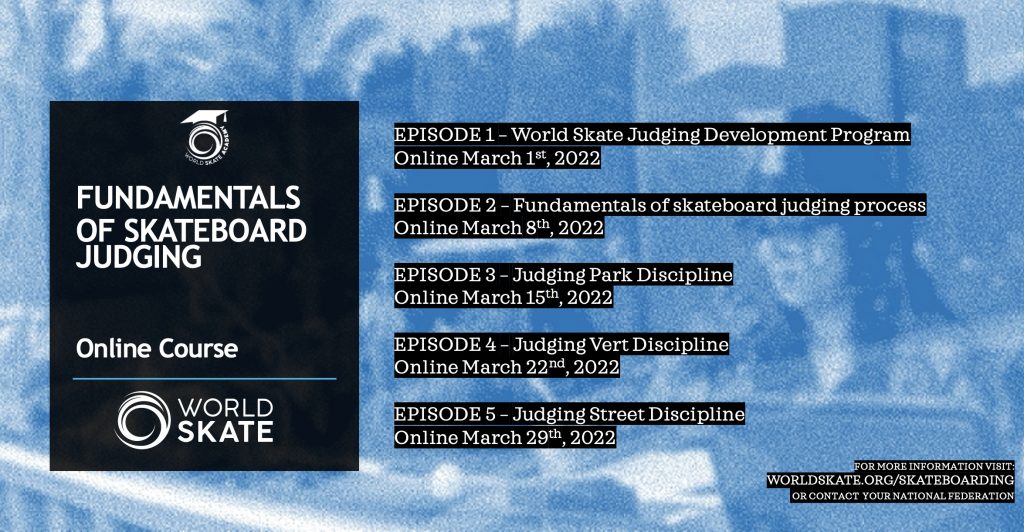 Fundamentals of Skateboard Judging - Program
