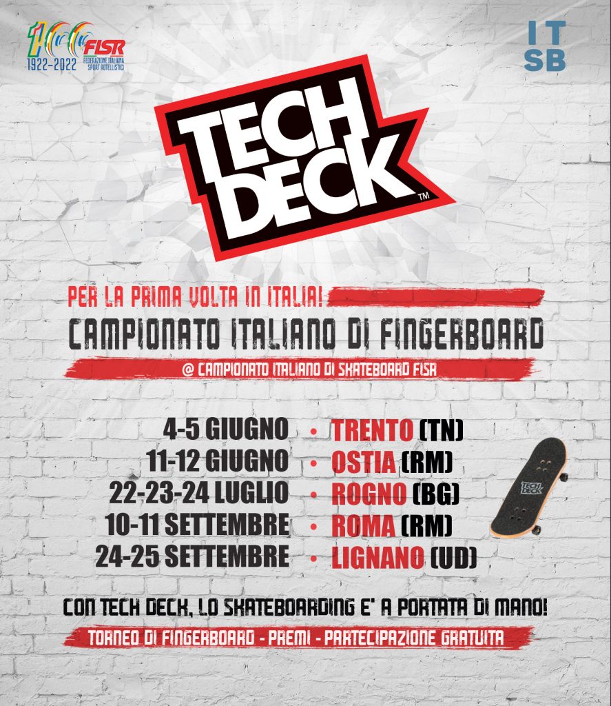 Campionato Italiano Fingerboarding by Tech Deck